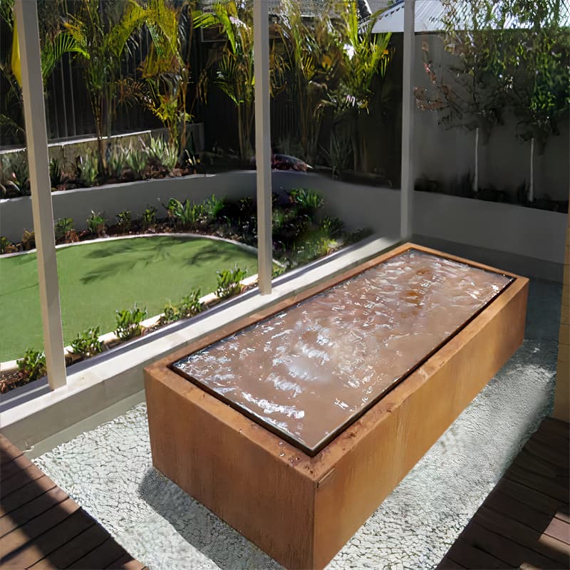 <h3>Rust Modern Water Feature For Landscaping Wholesale</h3>
